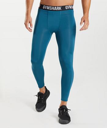 Pánské Legíny Gymshark Element Baselayer Blankyt | CZ 2221DFM